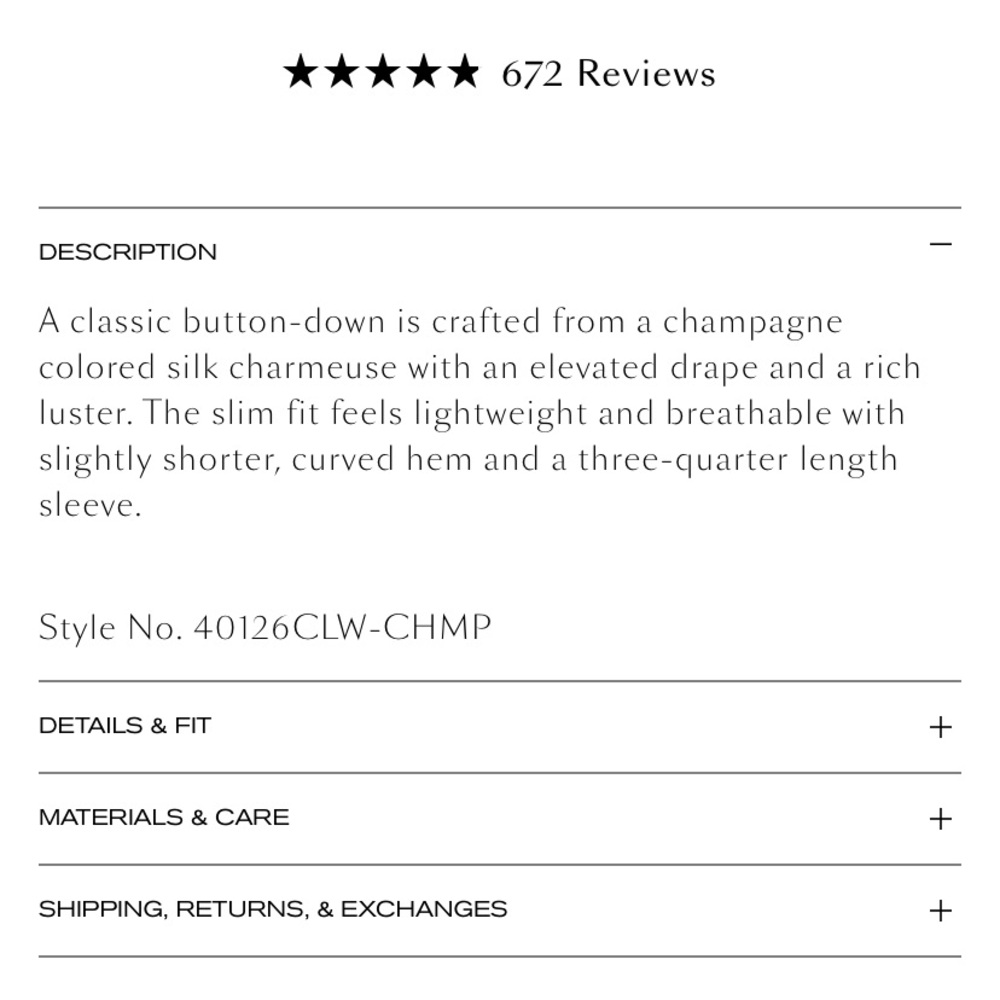 L’ agence 100% Pure Silk button up blouse NWT - Picture 5 of 6